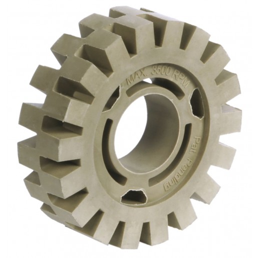 Gray rubber wheel ø 23 mm