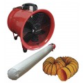 Ventilateur avec tuyau et sac filtrant - MV300SET